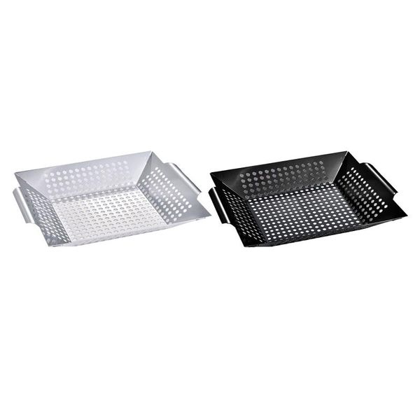 

tools & accessories grilling basket for more vegetables stainless steel grill barbecue tray bbq kitchen gadgets