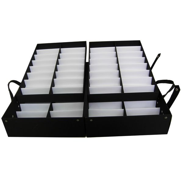 

64pcs portable sunglass sales reps display storage compact-sized box eyeglass suitcase eyewear brief case sample carrying bag with stackable