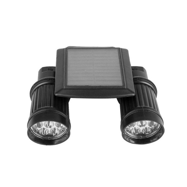 

solar lamps sensor light spotlights 14led double head pir human body infrared induction outdoor garden pathway waterproof wall lamp