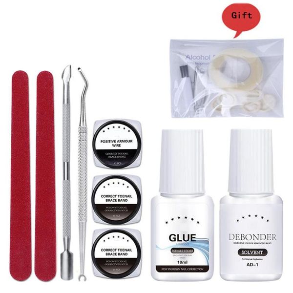 

nail art kits 9 pcs/ set ditch correction toenails sticker kit