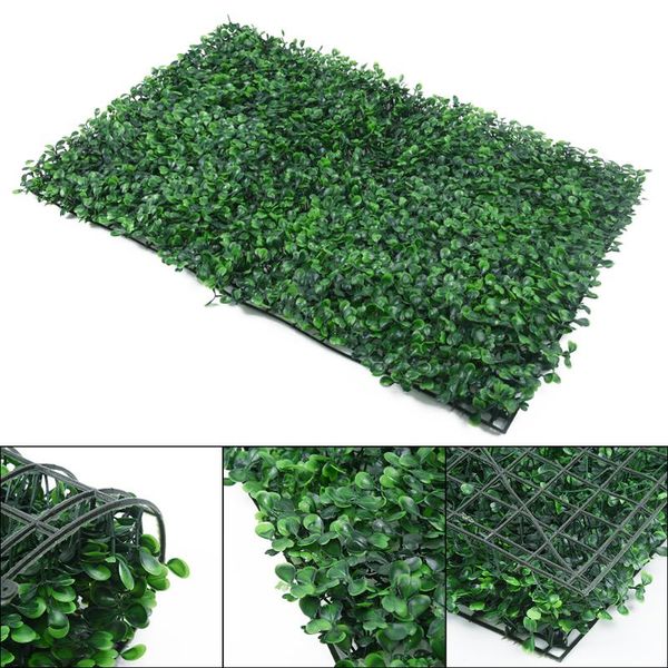 

1* artificial green grass square plastic lawn plant home wall decoration plants