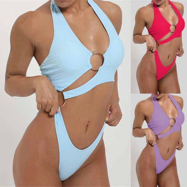 

salebadmode women on pak badmode effen color swimming beachwear badpak bikini shoppers 2021, White;black