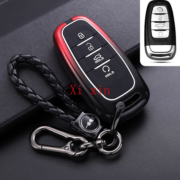 

for hongqi h5 h9 e-hs9 high-end special key cover metal key protective shell buckle