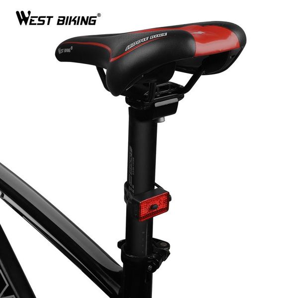 

bike lights west biking mini safety warning headlight led bicycle taillight cycling light moutain road rear saddle lamp 4 models