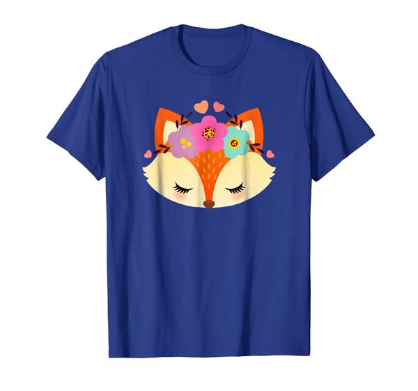 

cute fox t-shirt for animal lovers, White;black
