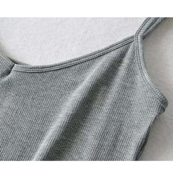 

v-neck color solid trend ins thread style slim fit show thin hip strap dress, Black;gray