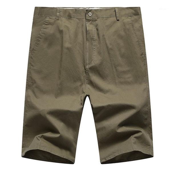 

men's shorts 2021 summer solid color fashion casual cotton five-point pants straight dry and breathable, White;black