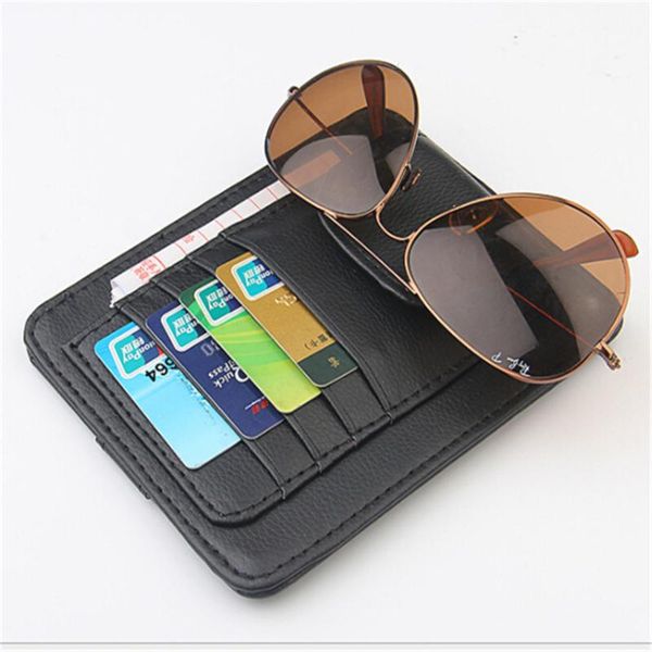 

other interior accessories auto sun visor sunglasses clip car card holder tool