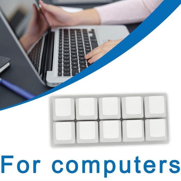 

keyboards programmable keyboard 10keys usb macro programming custimize switch mechanical drawing for game media keypad diy player a8j0