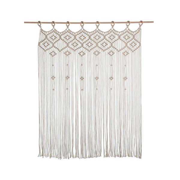 

tapestries bathroom backdrop living room cotton rope wall tapestry divider bedroom art window home door hanging handmade macrame wedding