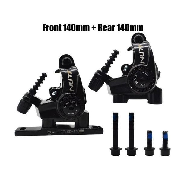 

bike brakes numechanical road disc brake double action flat mount 140mm bicycle caliper front & rear