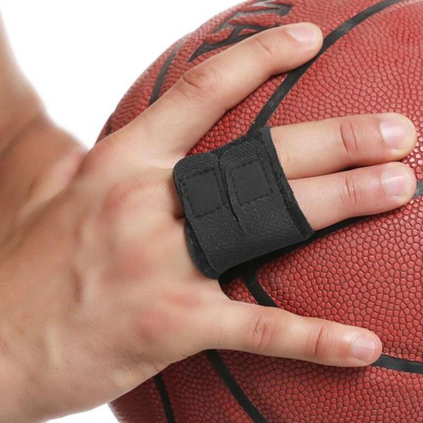 

wrist support knuckle protector adjustable finger sleeves sport elastic protective cover, Black;red