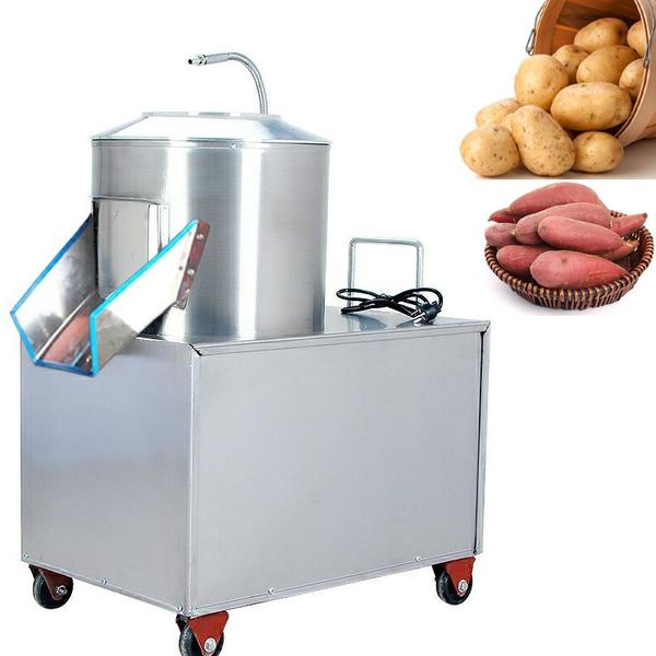 

new 150-350kg/h commercial potato washing peeling machine/industrial electric potato peeler machine