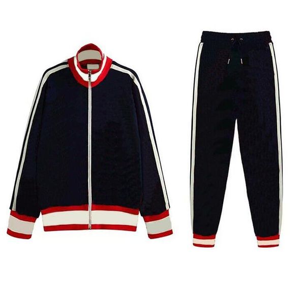 

autumn winter mens tracksuit sweatshirts suits men track suit letter print jacket coat hoodie sweatshirt sportswear jogger pants suits, Gray