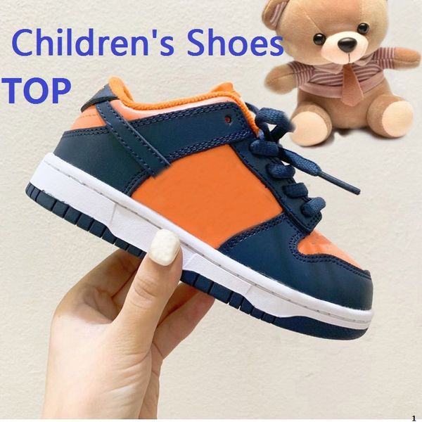 

2021 sb dunks dead five bears kids skateboard shoes suede toddler yellow green pink blue bear children sneakers size 26-35