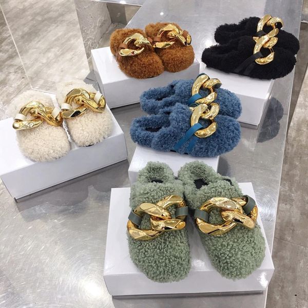 

80% off store online golden women loafers fahsion fur winter slippers slip on flats casual shoes runway party dress 41, Black