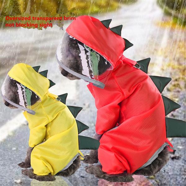 

dog apparel raincoats pet animal style raincoat waterproof rain coat jacket hoodies reflective for puppy kitten teddy