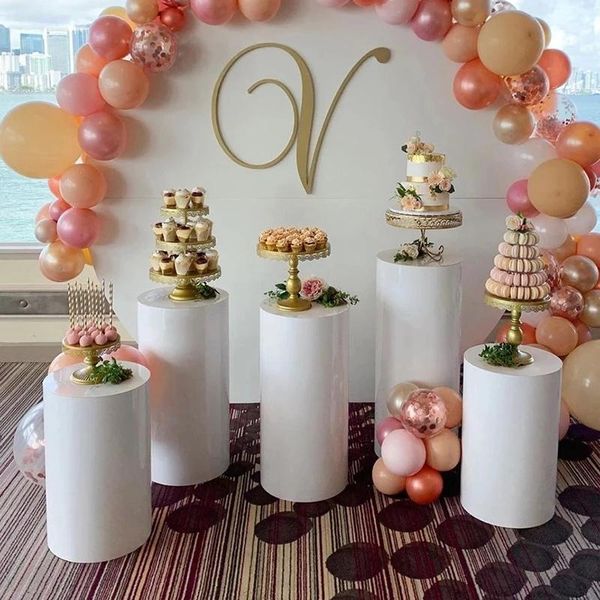 

other festive & party supplies round cylinder pedestal display art decor cake rack plinths pillars for diy wedding decorations holiday 2021