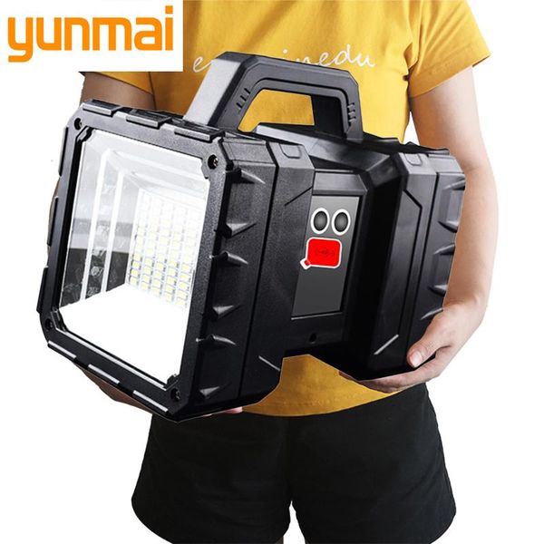 

other led lighting waterproof usb rechargeable double head searchlight handheld work spotlight floodling lightxhp100 super bright