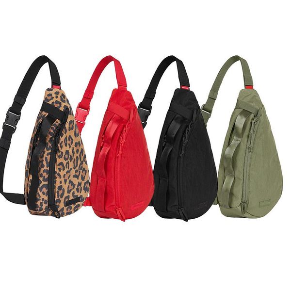 

backpack 1:1 clone me designer waist sling pouch bag hip hop skateboard leopard small chest / saddle shoulder bags