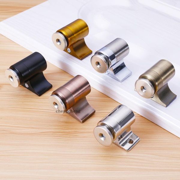 

door catches & closers zinc alloy motor floor suction anti-collision inner strong magnetic knob bumper