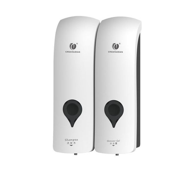 

liquid soap dispenser est 300ml wall mounted manual bathroom shower gel shampoo holder drop