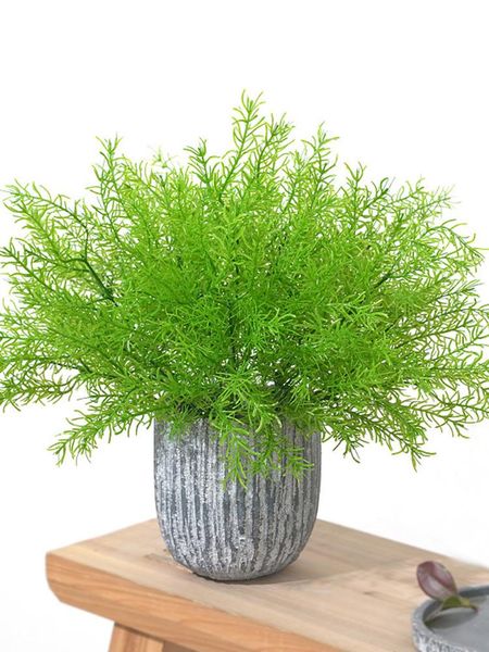 

1pc green leaf christmas leaves decorations for home plastic vases for wedding decorative flowers wreaths diy artificial plants