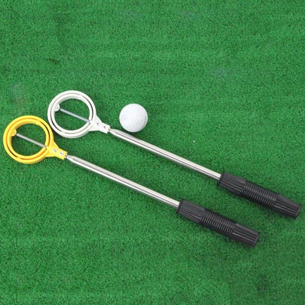

stainless steel golf ball retriever retracted pick up scoop picker outdoor sports accessories