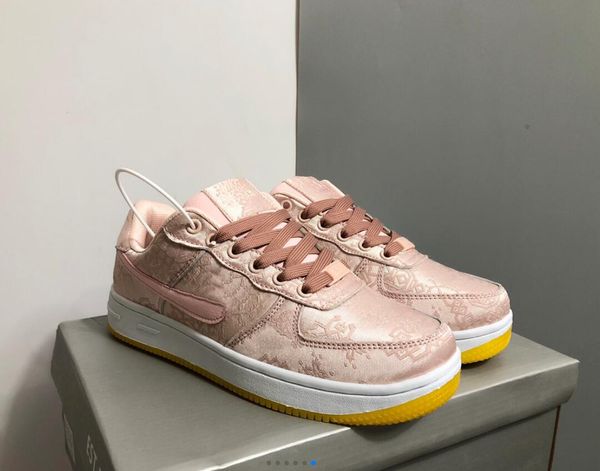 

dress shoes 1 low premium clot x rose gold game royale rose gold 1 1s trainer chaussures sneakers cj5290 600, Black