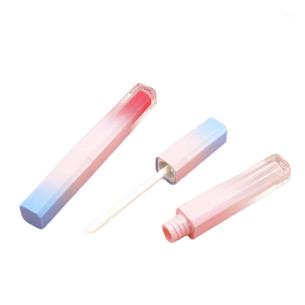 

storage bottles & jars arrival empty gradient blue pink lipgloss tube plastic vials screw lid portable cosmetic packaging bottle container 3