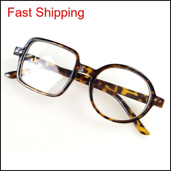 

left square right round transparent glasses fashion personal style clear glass eyeglasses optical glasses prescr jllsxv otsweet, Black