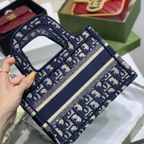 

luxury handbags and storage women designer cristi zhao liying's same old flower mini booktote tote bag shopping canvas e