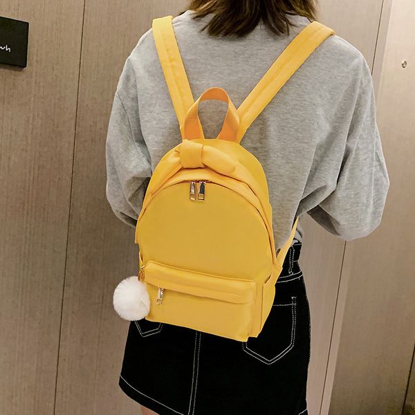 

student ins super fire small backpack schoolbag female parsimony high capacity nylon bag joju