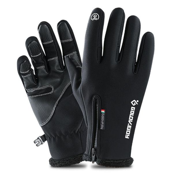 

ski gloves winter windproof men women anti-static snowboard touch screen outdoor sports keep warm