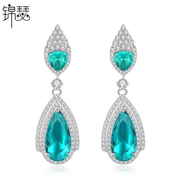 

jewelry charm stud new creative long banquet women's earrings gift, Golden