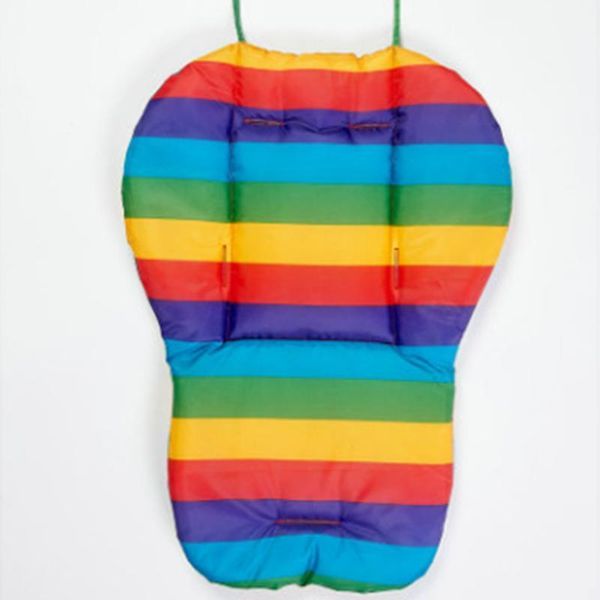 

stroller parts & accessories cute and thick waterproof rainbow baby dining chair cotton pad soft comfortable adjustable1