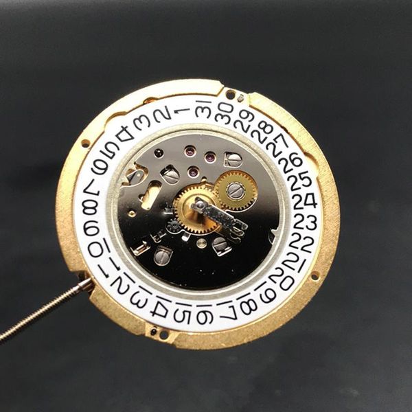 

repair tools & kits swiss ronda quartz watch movement 1009 with white datewheel gold 10 jewels standard replacement parts for luxury golden
