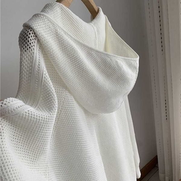 

sweater women's spring and autumn thin korean version / winter hooded white album clothing sweatshirt 210601, White;black