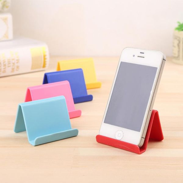 

hooks & rails feiqiong universal plastic stand smartphone mobile phone storage holder portable cute rack