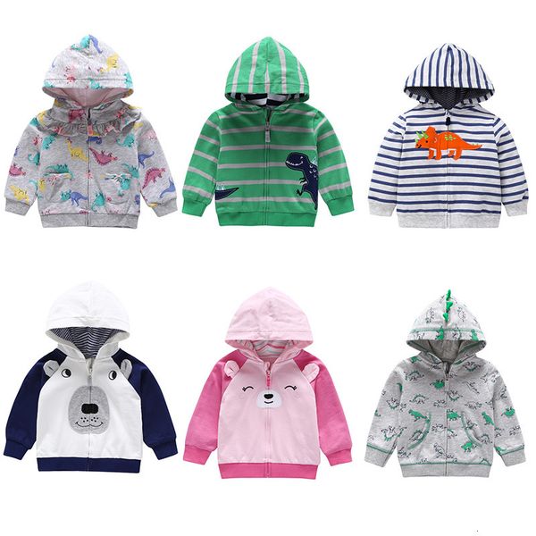 

2021 new fashion hooded girl jacket autumn winter baby clothes boy long sleeve knitted cotton toddler coat 6-24 months adpg, Blue;gray