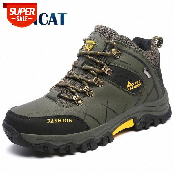 

new men winter snow boots super warm men's boots waterproof sneakers outdoor male hiking work shoes size 47 #v548