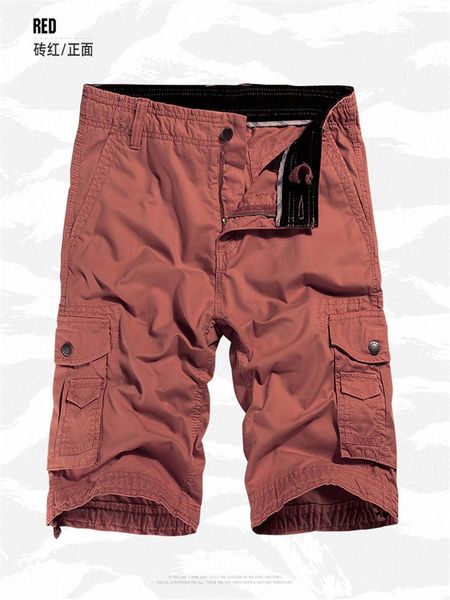 

2021 european and american men's plus size casual solid color wild loose five-point pants 1606, White;black