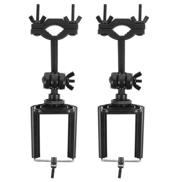 

cell phone mounts & holders 2pcs car mobile stands rearview mirror (black)