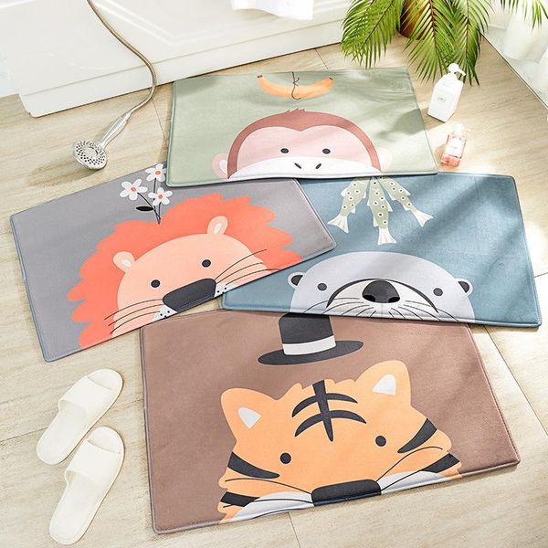 

bath mats bedroom carpet flannel door mat home bathroom absorbent non-slip kitchen floor rug doorway