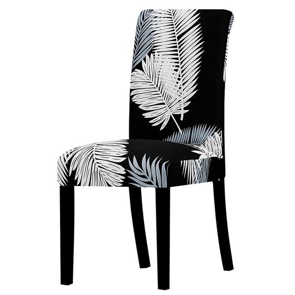 

chair covers print floral cover dining elastic spandex stretch europe style anti-dirty seat case