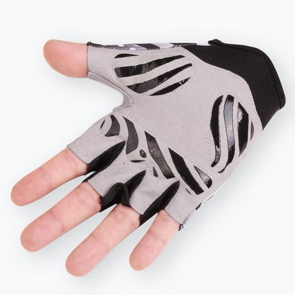 

cycling gloves chipper bicycle sunscreen half finger 059 race, Black