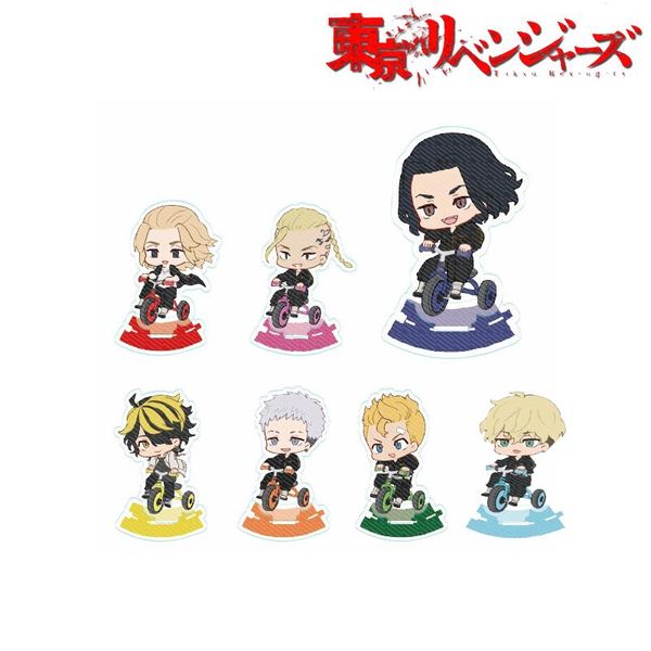 

keychains a set anime tokyo revengers figure cosplay acrylic stands manjiro ken takemichi hinata atsushi model plate fans gift collection, Silver