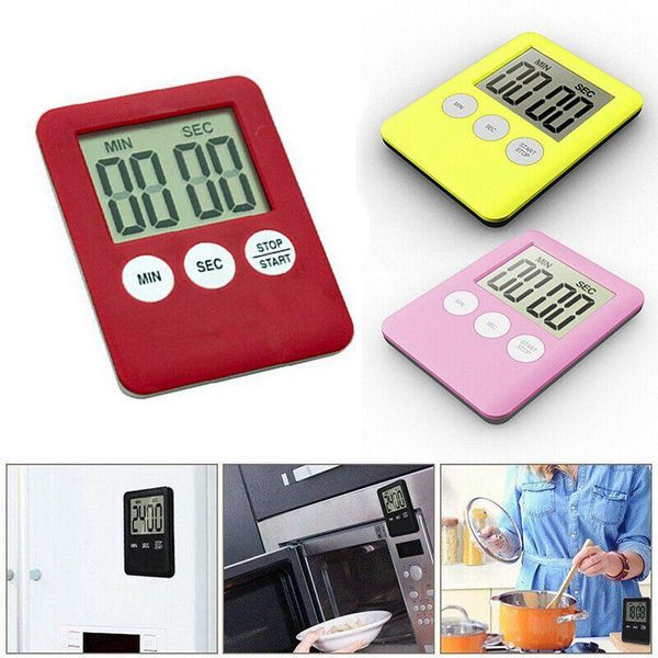 

kitchen timers precise electronic digital lcd wall clock high-quality countdown timer bathroom waterproof shower
