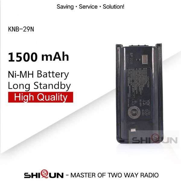 

walkie talkie 5pcs 1500mah knb-29 knb-29n knb-30 knb-30a battery for tk-2202 tk-2200lp tk-3200lp tk2200 tk3200 tk-3302t tk-3206