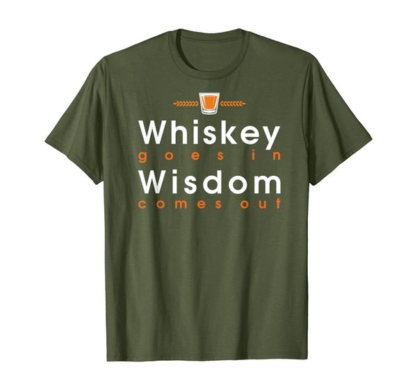 

Whiskey Goes In Wisdom Comes Out tx whiskey shirts for men, Mainly pictures